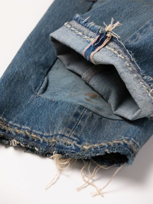 ANACHRONORM HARD REMAKED REGULAR TAPERED 5P PANTS / Indigo