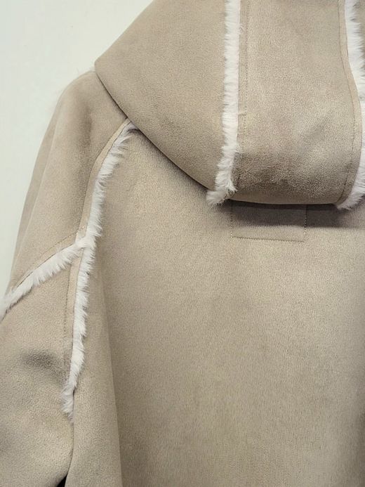 VOO NEO MOUTON HOODY / Sand