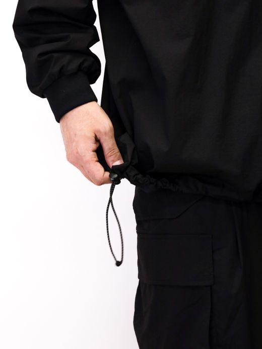 S.F.C BIG NYLON LS TEE / Black
