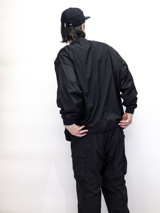 S.F.C BIG NYLON LS TEE / Black