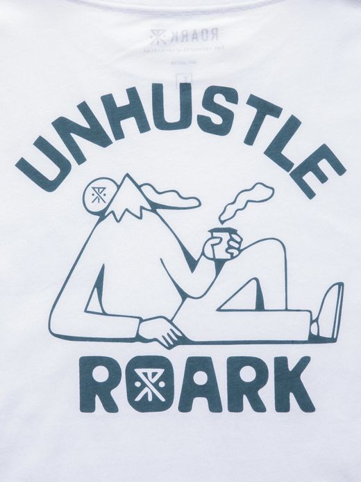 ROARK REVIVAL "MOUNT UNHUSTLE" LS TEE / White