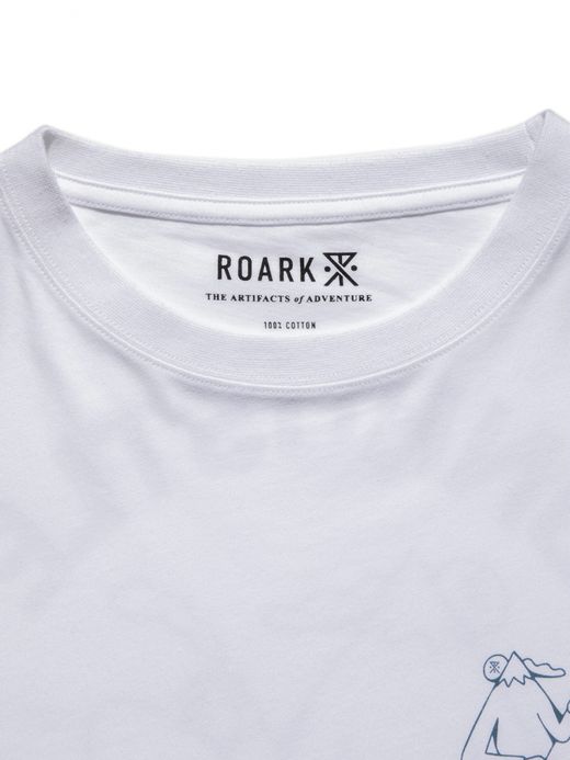 ROARK REVIVAL "MOUNT UNHUSTLE" LS TEE / White