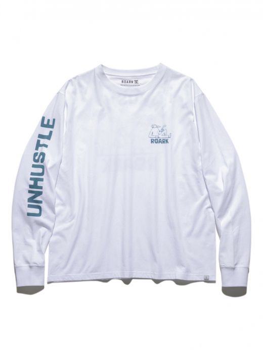 ROARK REVIVAL "MOUNT UNHUSTLE" LS TEE / White