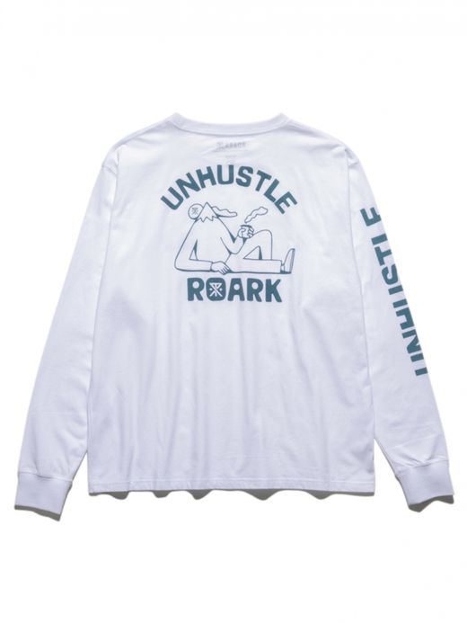 ROARK REVIVAL "MOUNT UNHUSTLE" LS TEE / White