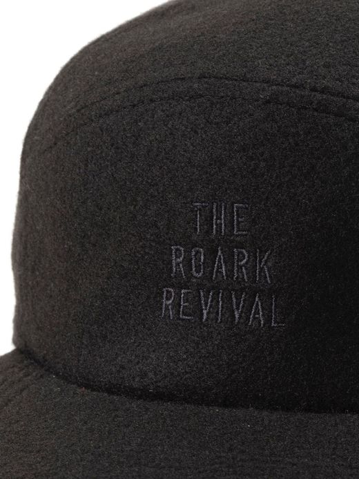 ROARK REVIVAL "TRIP OBSESSED" MELTON 6PANEL CAP / Black