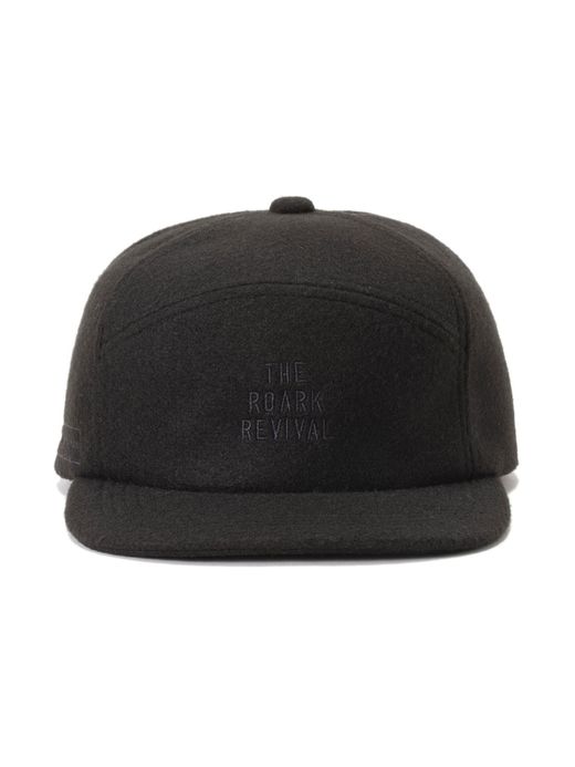 ROARK REVIVAL "TRIP OBSESSED" MELTON 6PANEL CAP / Black