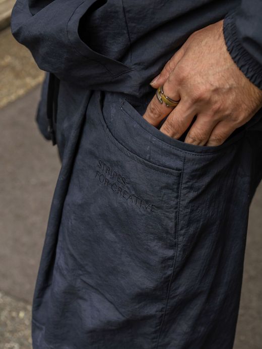 S.F.C WIDE TAPERED EASY PANTS (REAL TREE CAMO) / Black tree camo