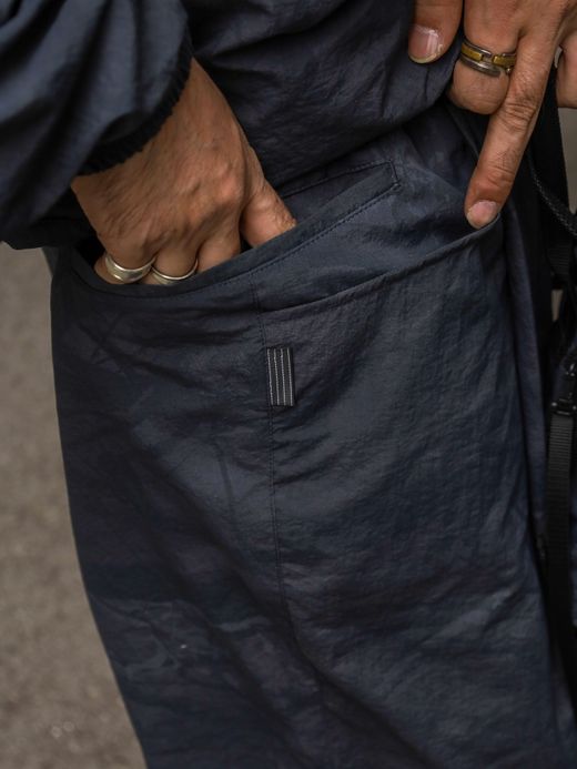 S.F.C WIDE TAPERED EASY PANTS (REAL TREE CAMO) / Black tree camo