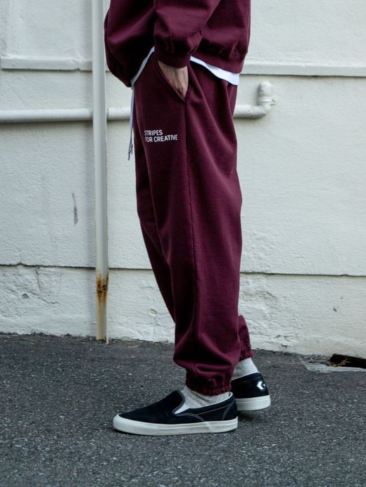 S.F.C SPORTY SWEAT PANTS / Burgundy