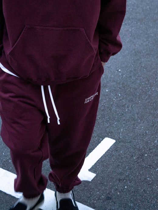 S.F.C SPORTY SWEAT PANTS / Burgundy
