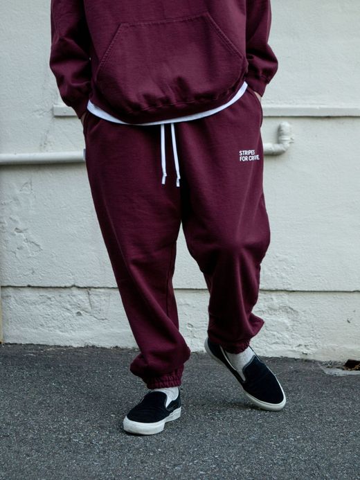 S.F.C SPORTY SWEAT PANTS / Burgundy