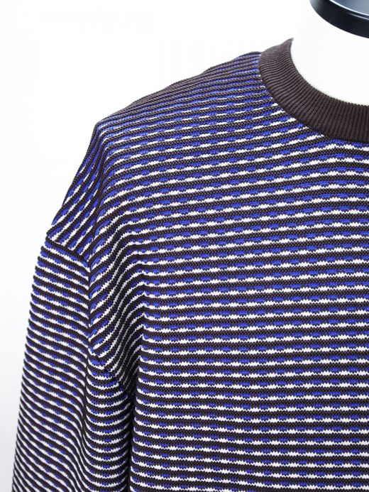 TENBOX CHAMELEON SWEATER / Blue lightpink brown