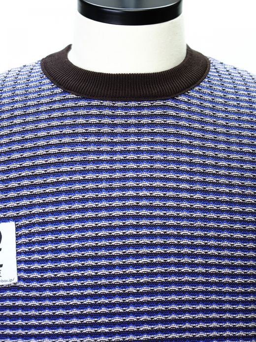 TENBOX CHAMELEON SWEATER / Blue lightpink brown