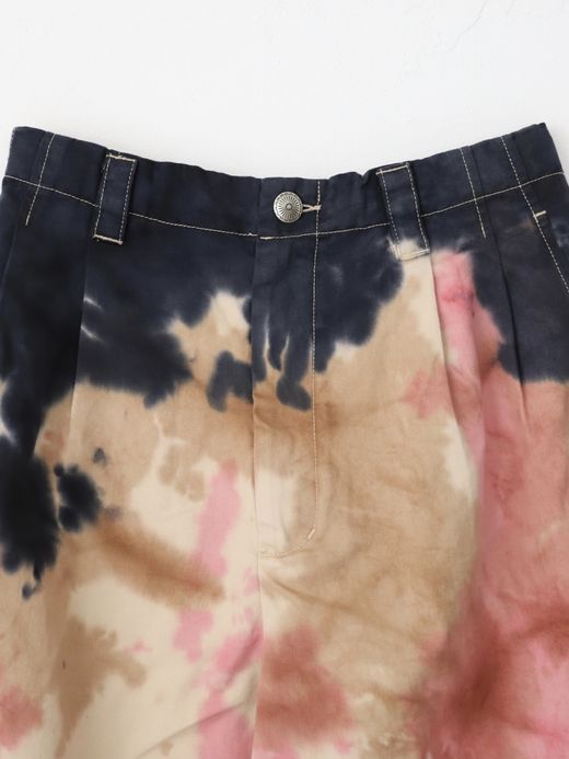 AMBERGLEAM CAMOUFLAGE COTTON CHINO TAPERED PANTS / Camo