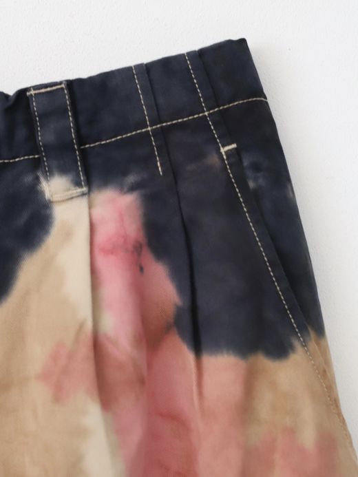 AMBERGLEAM CAMOUFLAGE COTTON CHINO TAPERED PANTS / Camo