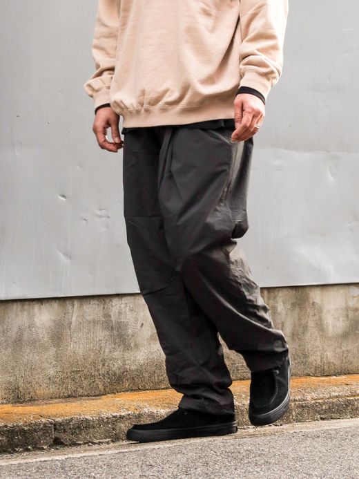 S.F.C WIDE TAPERED EASY PANTS / D.grey