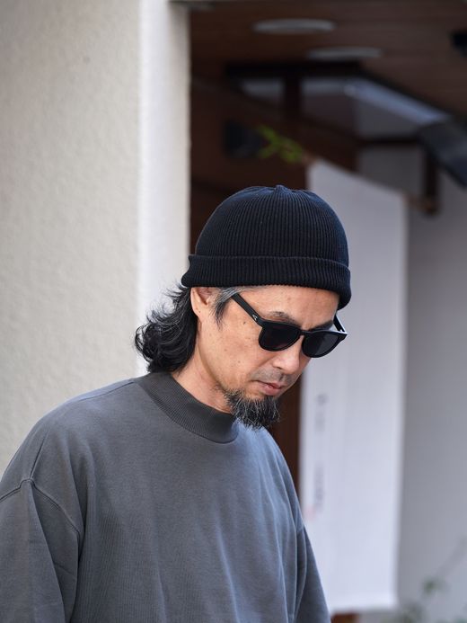 organicsta ORGANIC COTTON VERY SOFT ROLL BEANIE / 2colors