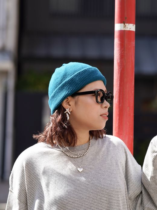organicsta ORGANIC COTTON VERY SOFT ROLL BEANIE / 2colors