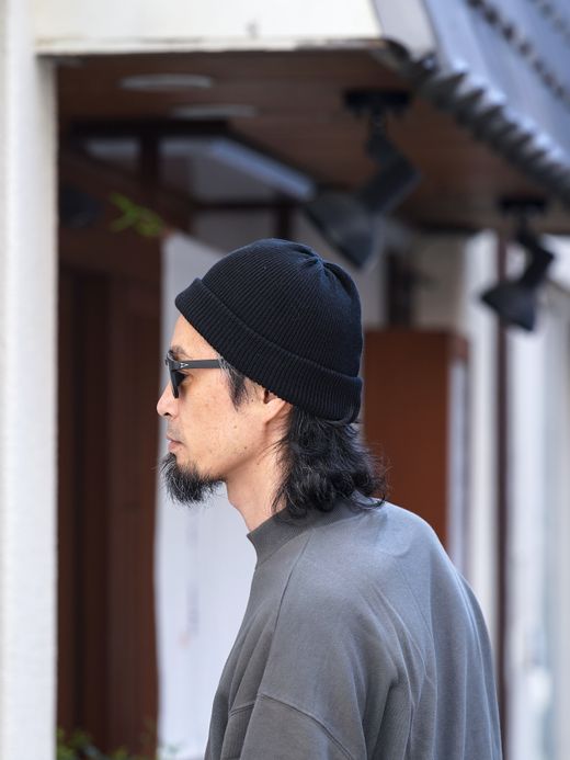 organicsta ORGANIC COTTON VERY SOFT ROLL BEANIE / 2colors