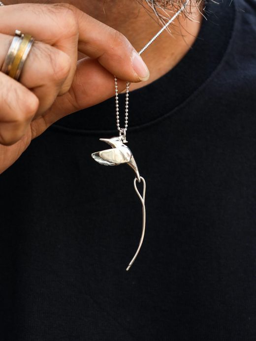 fulton "DOCTOR BIRD" NECKLACE / Silver