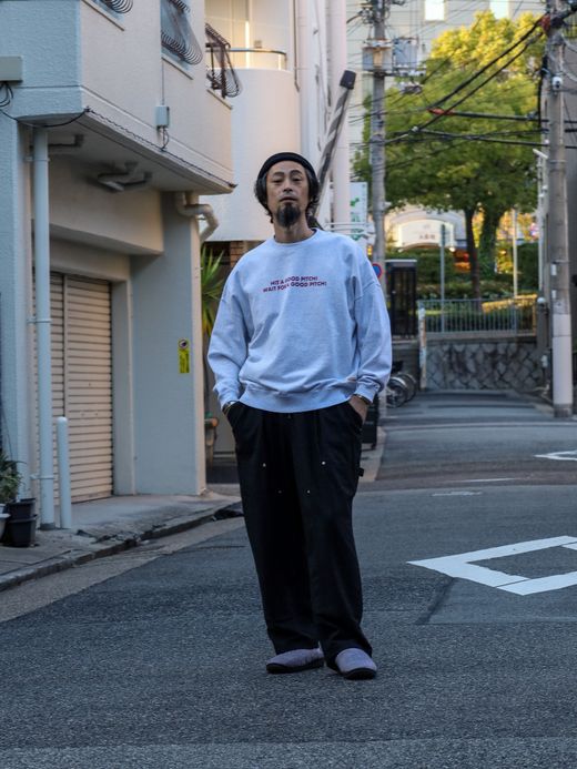 S.F.C CASHMERE WOOL DOUBLE KNEE PANTS / Black M