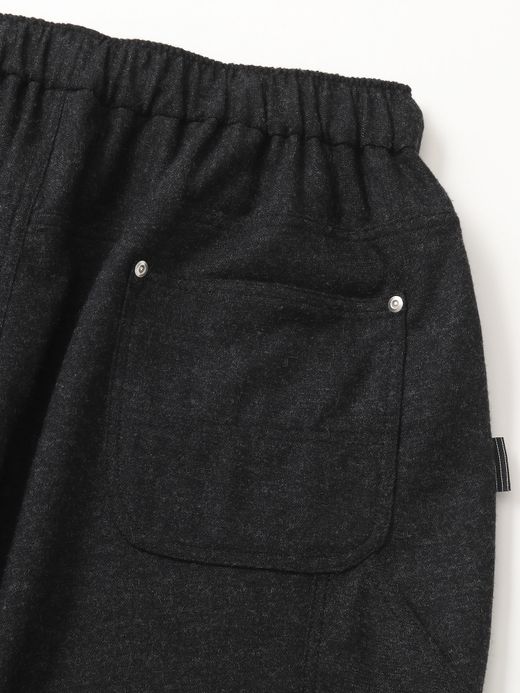 S.F.C CASHMERE WOOL DOUBLE KNEE PANTS / Black M