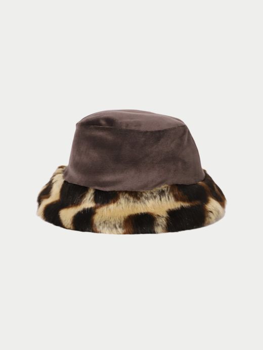 AMBERGLEAM FUR BUCKET HAT / 3colors