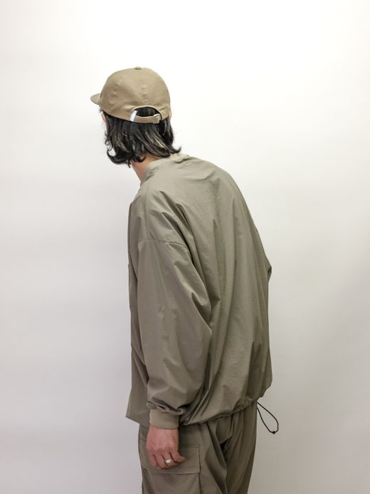 S.F.C BIG NYLON LS TEE / Beige