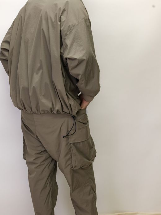 S.F.C BIG NYLON LS TEE / Beige
