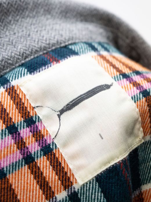 VOO WOOL 3B JKT / Gray herringbone