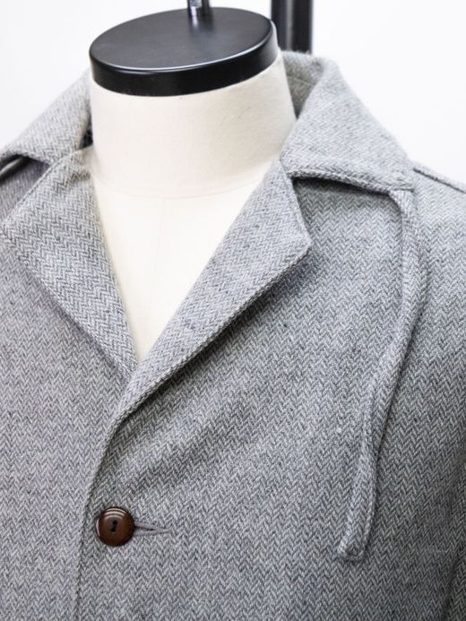 VOO WOOL 3B JKT / Gray herringbone