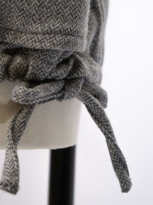 VOO WOOL 3B JKT / Gray herringbone