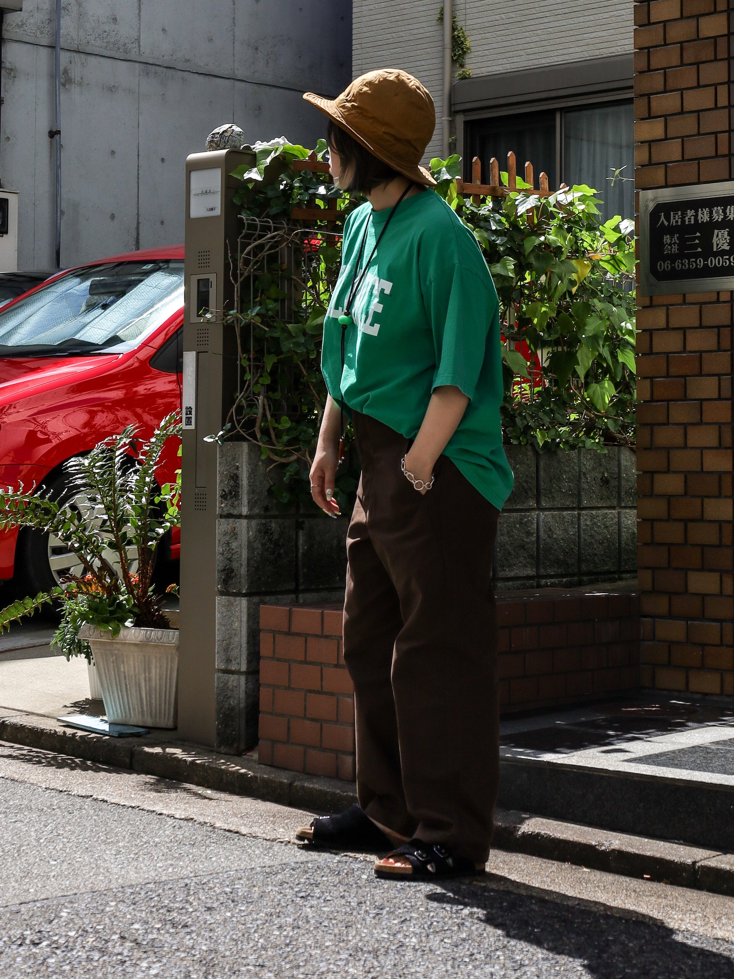 Spinner Bait ファットパンツ / ブラウン | FLATBUSH（フラット