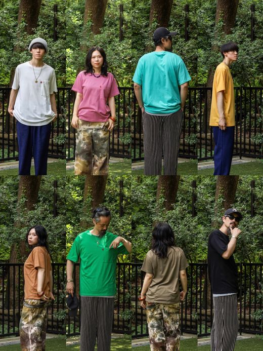 AMBERGLEAM AMBERGLEAM BASIC T-SHIRTS / 8colors