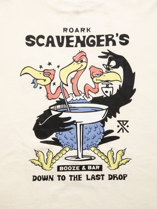 ROARK REVIVAL "SCAVENGERS" TEE / Natural