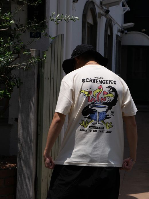 ROARK REVIVAL "SCAVENGERS" TEE / Natural
