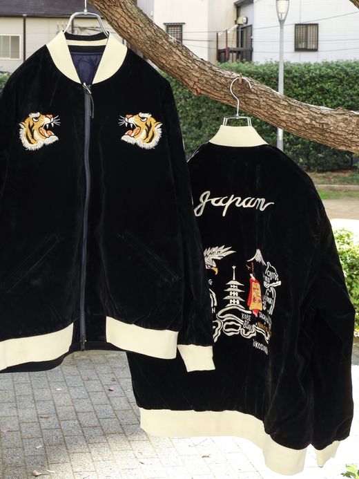 TAION REVERSIBLE "SKAJAN" DOWN JACKET / BK/Navy