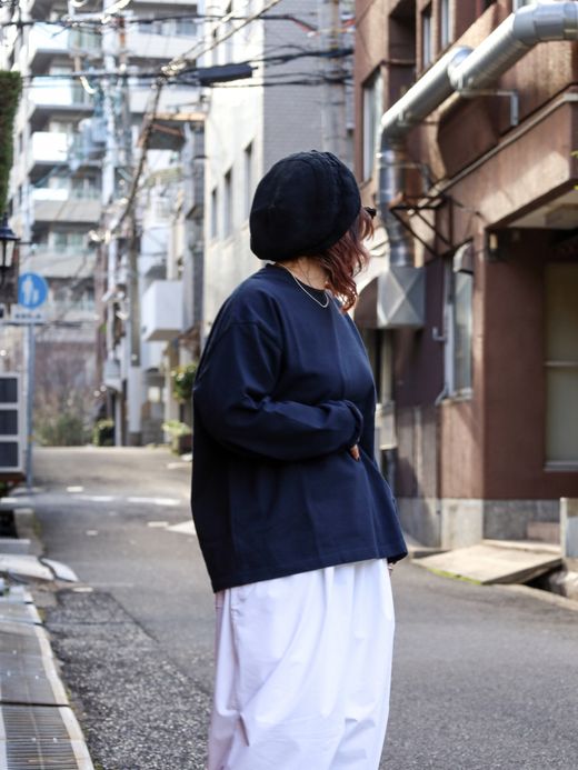 S.F.C NEW BASIC LS TEE / Navy