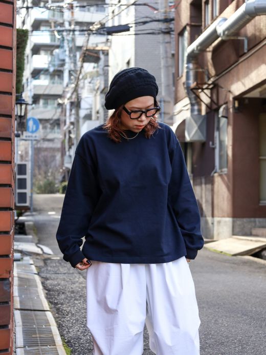 S.F.C NEW BASIC LS TEE / Navy