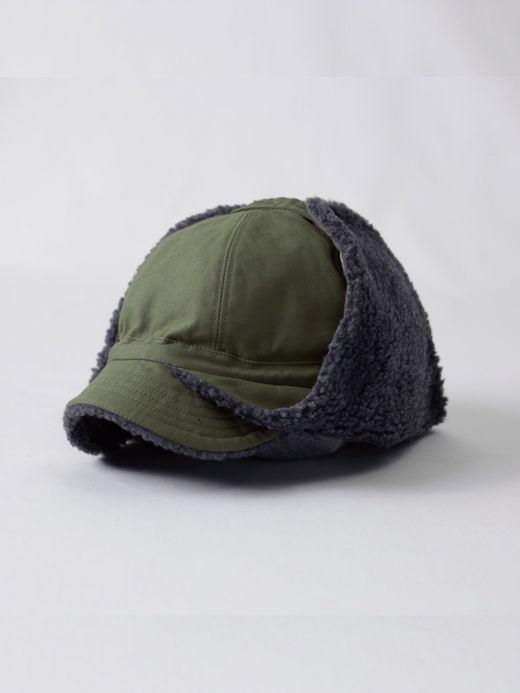 remilla ボア帽 / オリーブグリン