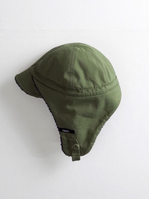 remilla ボア帽 / オリーブグリン