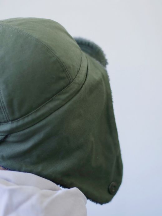 remilla ボア帽 / オリーブグリン