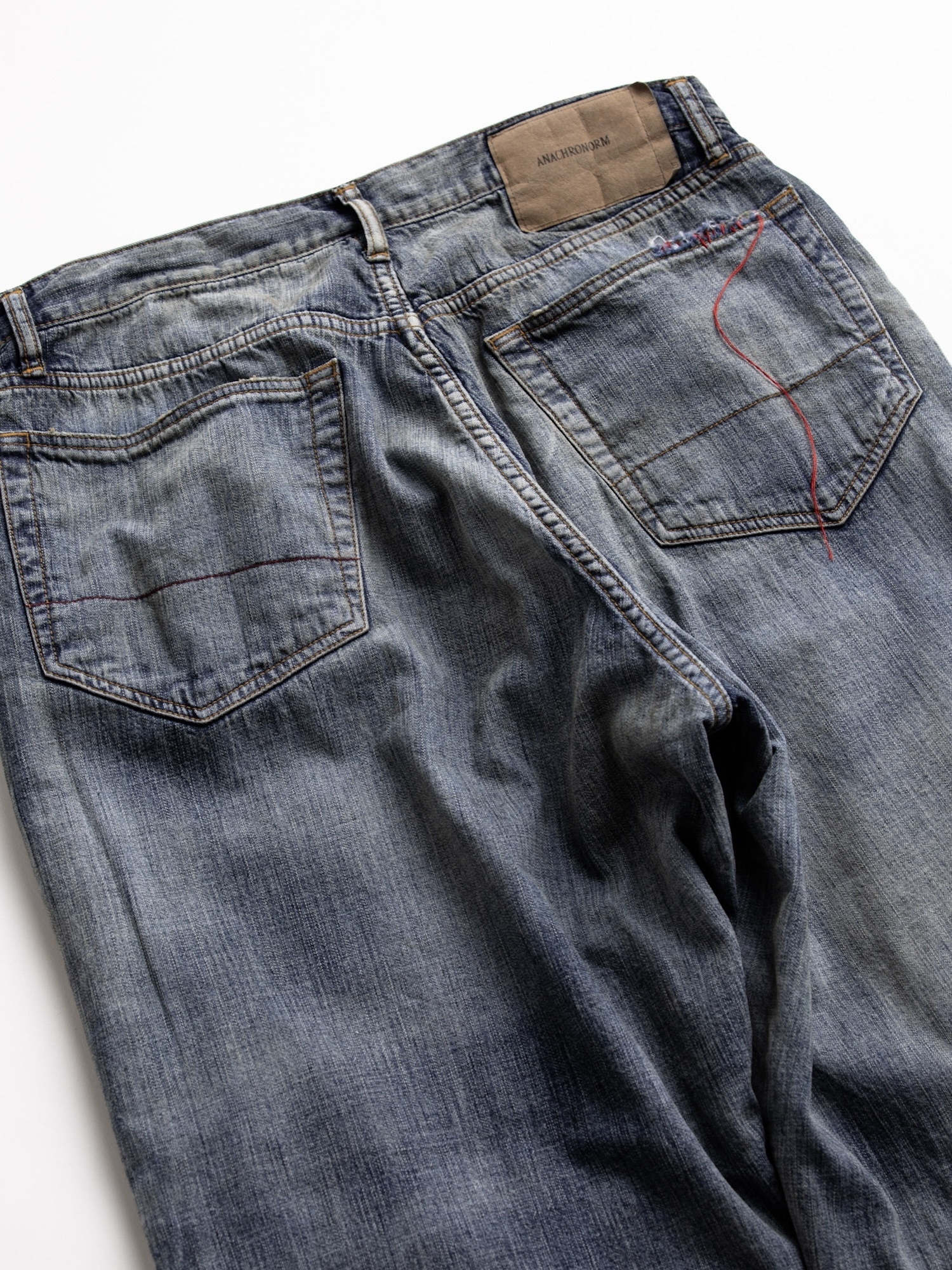 ANACHRONORM CHECK COMBI DENIM 5P PANTS / Indigo(REMAKE) | FLATBUSH