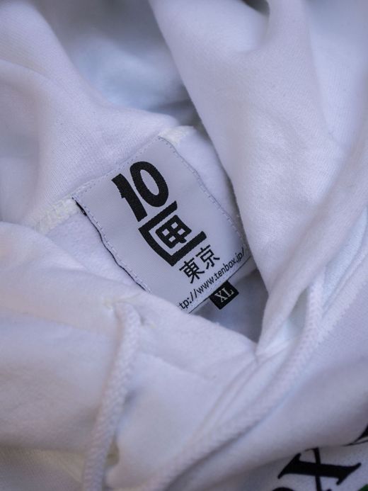 TENBOX WORLD FLAG HOODIE / White