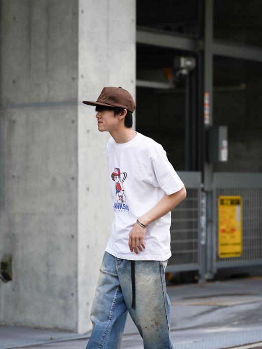 JHANKSON BUFFA-KUN SOUTH PAW S/S TEE / White