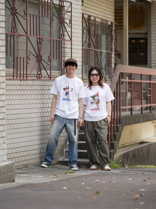 JHANKSON BUFFA-KUN SOUTH PAW S/S TEE / White