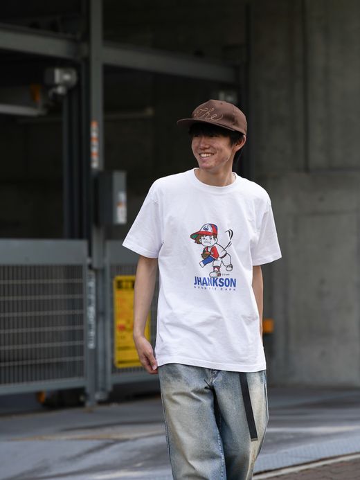JHANKSON BUFFA-KUN SOUTH PAW S/S TEE / White