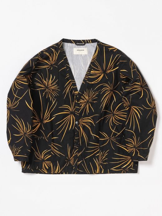 ANACHRONORM FIREWORKS SHIRT CARDIGAN / Black