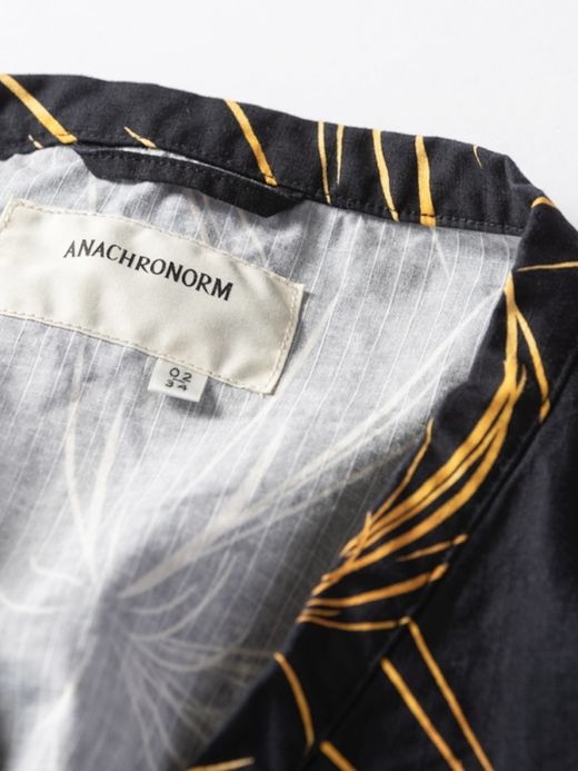 ANACHRONORM FIREWORKS SHIRT CARDIGAN / Black