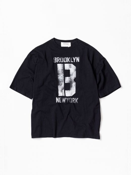ANACHRONORM BROOKLYN PRINTED S/S T-S / Black